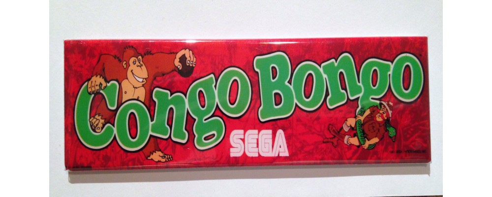 Congo Bongo - Marquee - Magnet - Sega